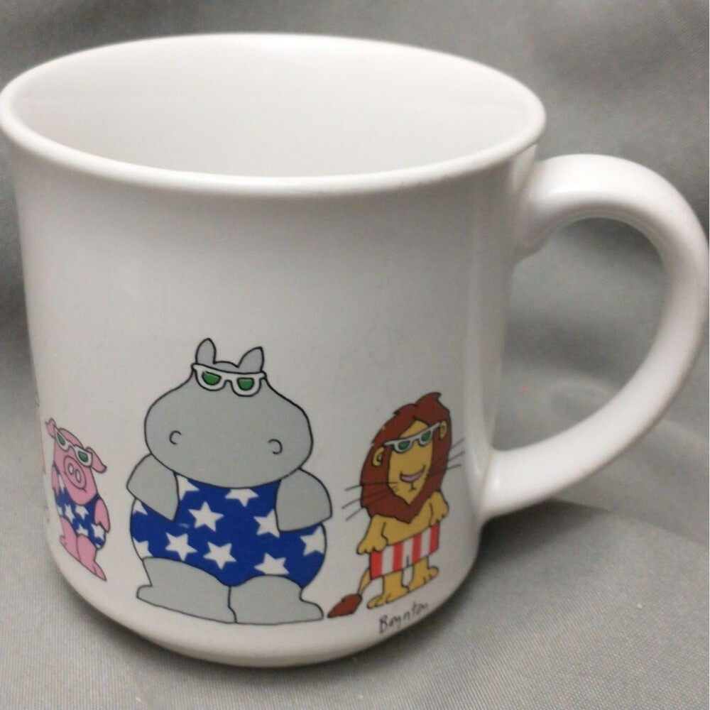 Sandra Boynton Mug Official Member USA Sunbathing Team Olympics Joke Vintage Cup